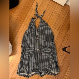 O'Neill Blue and White Striped Garment